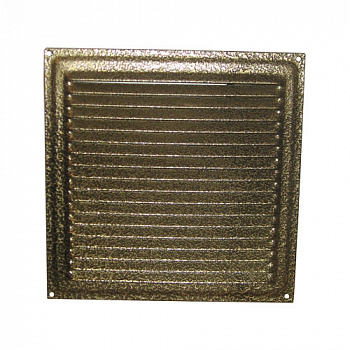 Решетка вентиляционная металлическая бронза антик 150х300, 1710020