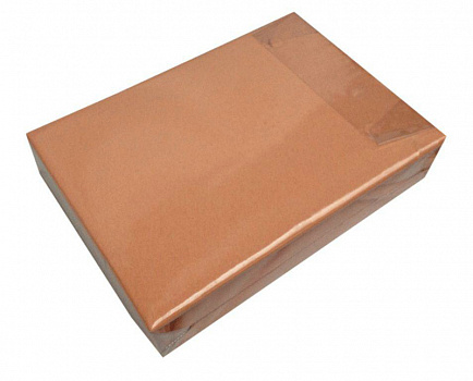 Простыня трикотажная на резинке (наматрассник) Wellness RM200-01 евро размер 200х200х20 см, персиковая