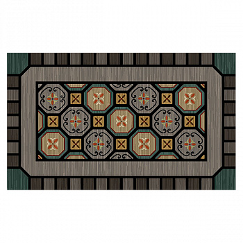 Коврик придверный 46х76 Mexical Tiles (Мексиканская плитка), 6410
