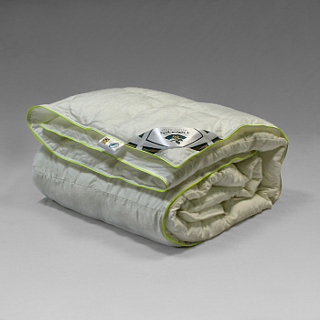 Одеяло Natures Таинственный ангел ТА-О-7-2, двуспальное, из эвкалиптового волокна, стеганое, всесезонное, 220х200 см, сливочное с кантом